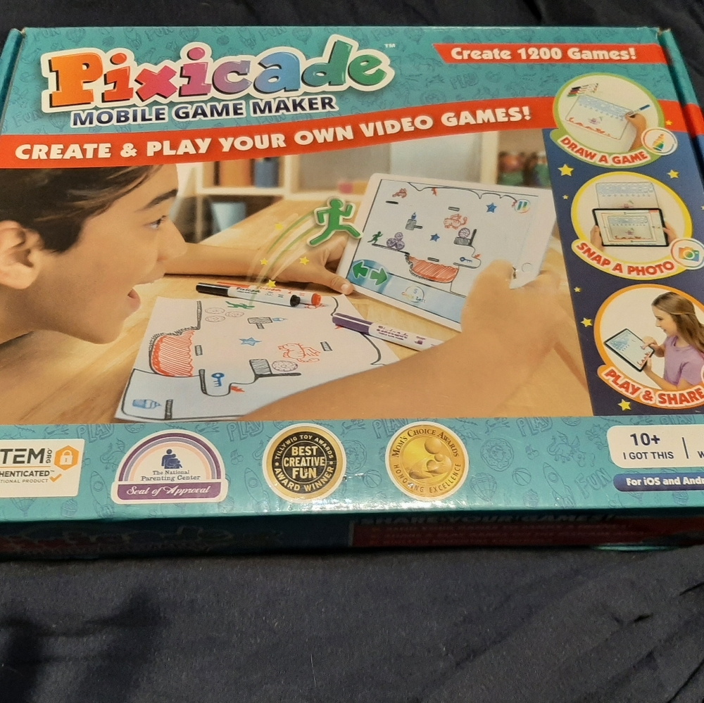 Pixicade mobile game maker as seen on tv